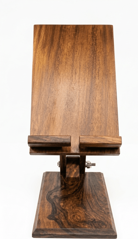Premium Handcrafted Wooden Mobile & Tablet Stand | Adjustable Desk Holder - My Store